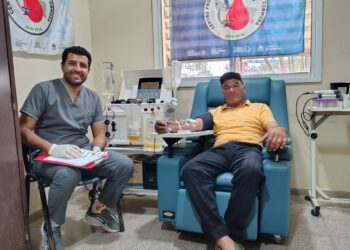 Cada vez son más los vecinos que se suman a la donación de sangre en Palo Santo