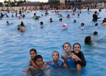El Parque Acuático cerró otro fin de semana multitudinario