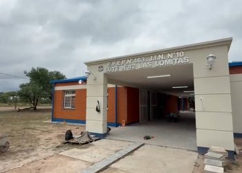 Con un 90% de avance, la refacción de la EPEP N° 463 y el JIN N° 10 de Lote 42 entra en su etapa final