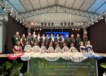 Estampas Norteñas llevó el folklore argentino a los escenarios de Brasil
