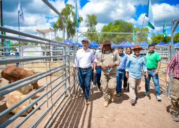 El Vicegobernador acompañó el exitoso primer remate de invernada en El Quemado Nuevo