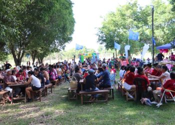 El pueblo de Mojón de Fierro celebró sus 126 años de aniversario con actividades en la plaza