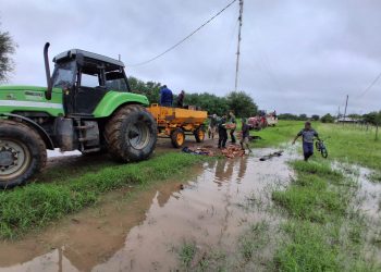 Vialidad Provincial asiste a las localidades afectadas por las intensas lluvias
