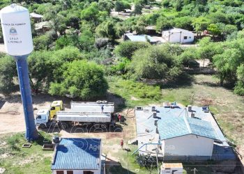 Agradecen al Gobierno provincial por las obras de agua potable que están en funcionamiento en El Potrillo