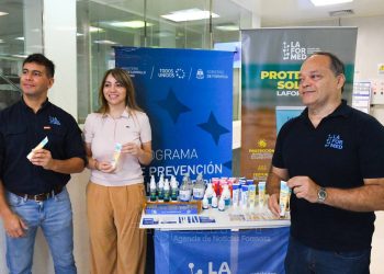 Laformed realizó una nueva entrega de protectores solares