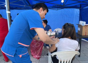 Fueron vacunadas más de 120 personas en una exitosa jornada de vacunación en la Plaza San Martín