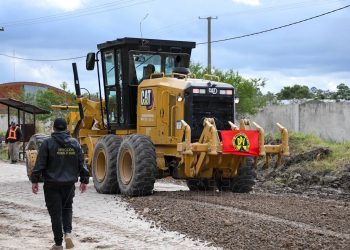 Vialidad Provincial concretó trabajos de estabilizado granular en el acceso al barrio San Jorge