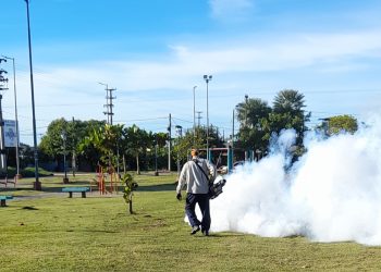 Refuerzan acciones contra el dengue en plazas de la ciudad capital