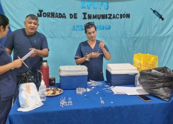 Unas 300 dosis de vacunas fueron aplicadas a los aspirantes a agentes de la Policía de la provincia de Formosa