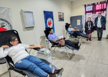 Importante colecta de sangre en el Hospital de San Martín Dos