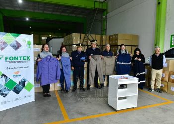 FONTEX realizó una nueva entrega de indumentaria a la Policía de Formosa