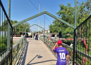 Autoridades de Clorinda y Nanawa se reunieron tras la decisión de Nación de colocar un portón en la pasarela peatonal