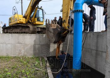 Vialidad Provincial dejó operativa la nueva electrobomba en la estación del barrio La Floresta