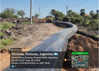 Con recursos propios, Formosa continúa una obra estratégica para mejorar la distribución de agua potable