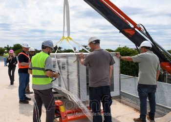 El Centro de Medicina Nuclear y Radioterapia incorporó un equipo indispensable para avanzar en la instalación mecánica del ciclotrón