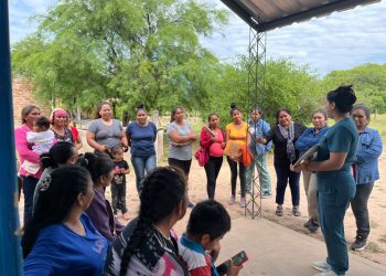 En las colonias San Carlos y Riacho de Oro se desarrolló una nueva actividad de “Mujeres Cuidando Mujeres”